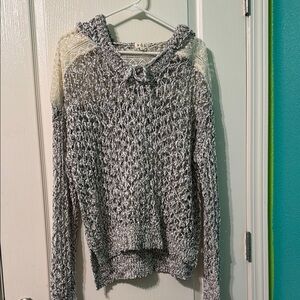 POL Gray Knit Women's Sweater